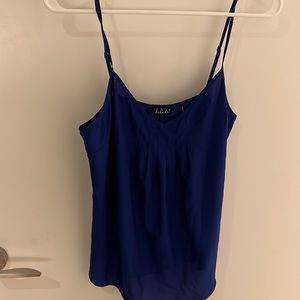 Aritzia talula cami silk blue size M
